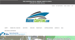 Desktop Screenshot of marinecarpeting.com